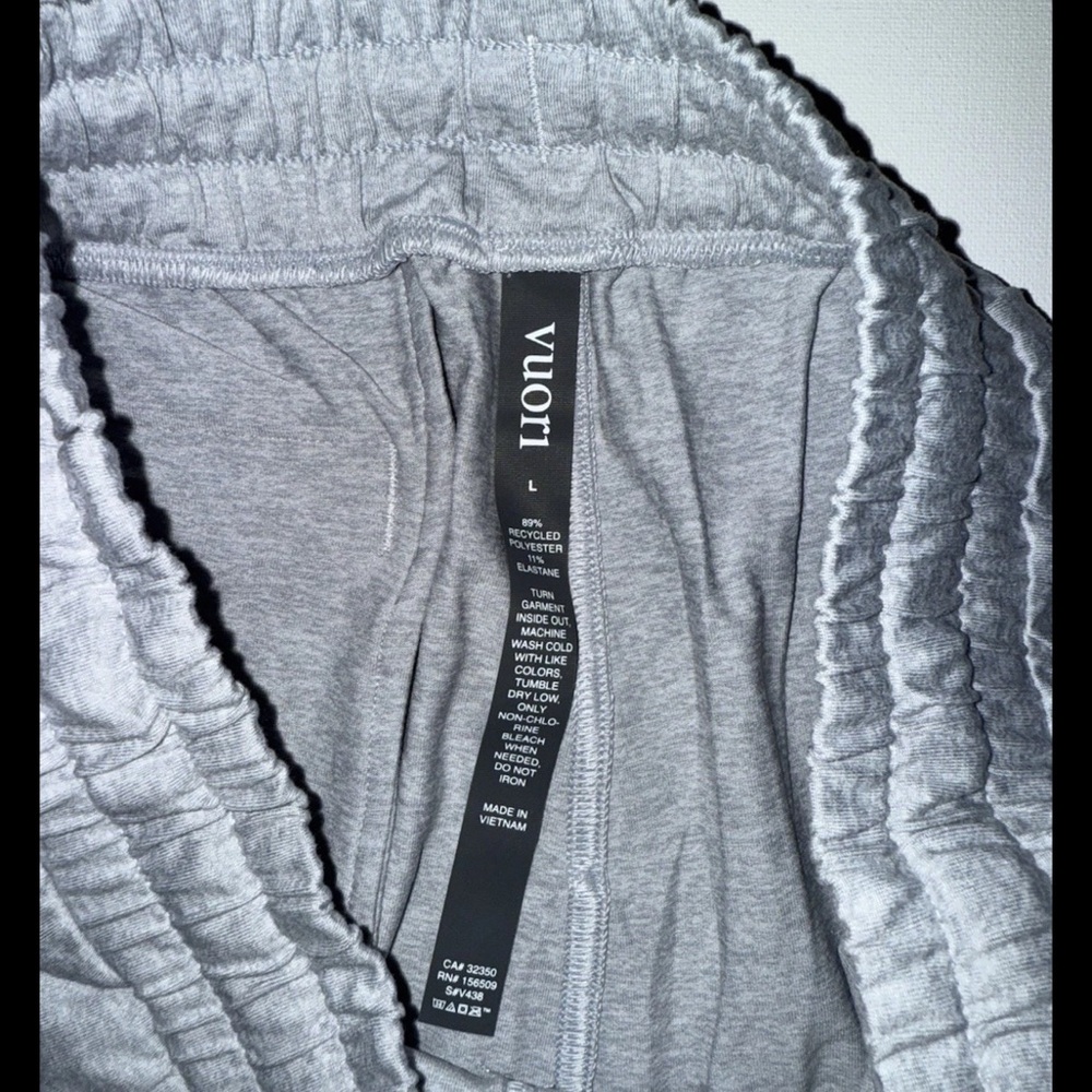 VUORI Men's Ponto Performance Jogger Platinum Heather Large Running/training - Picture 3 of 6